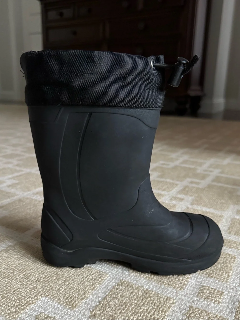 Kamik Kids Snobuster Waterproof Insulated Winter Snow Boots Black 12 Toddler